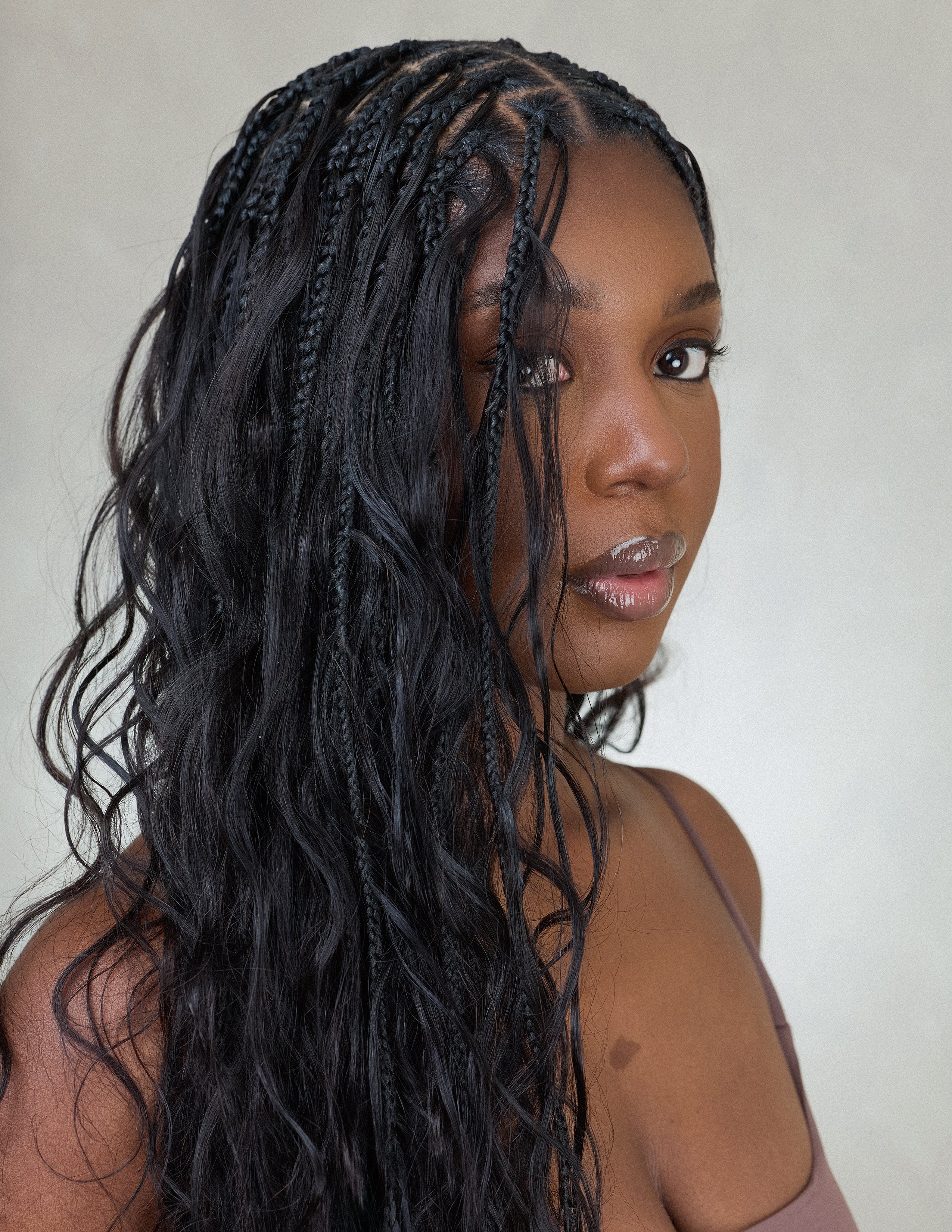 Bohemian Knotless Braids