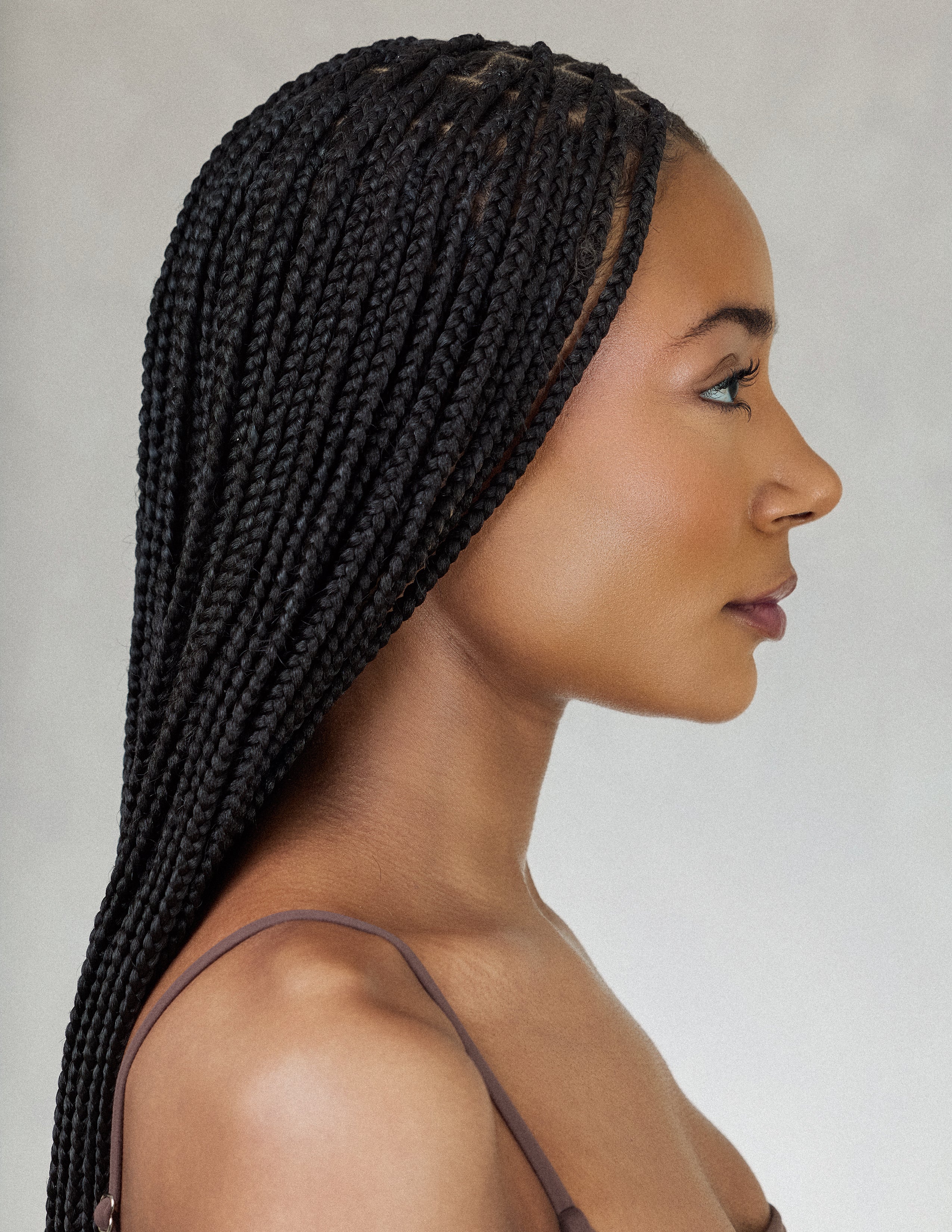 Traditional Small Knotless Braids (14 Rows)