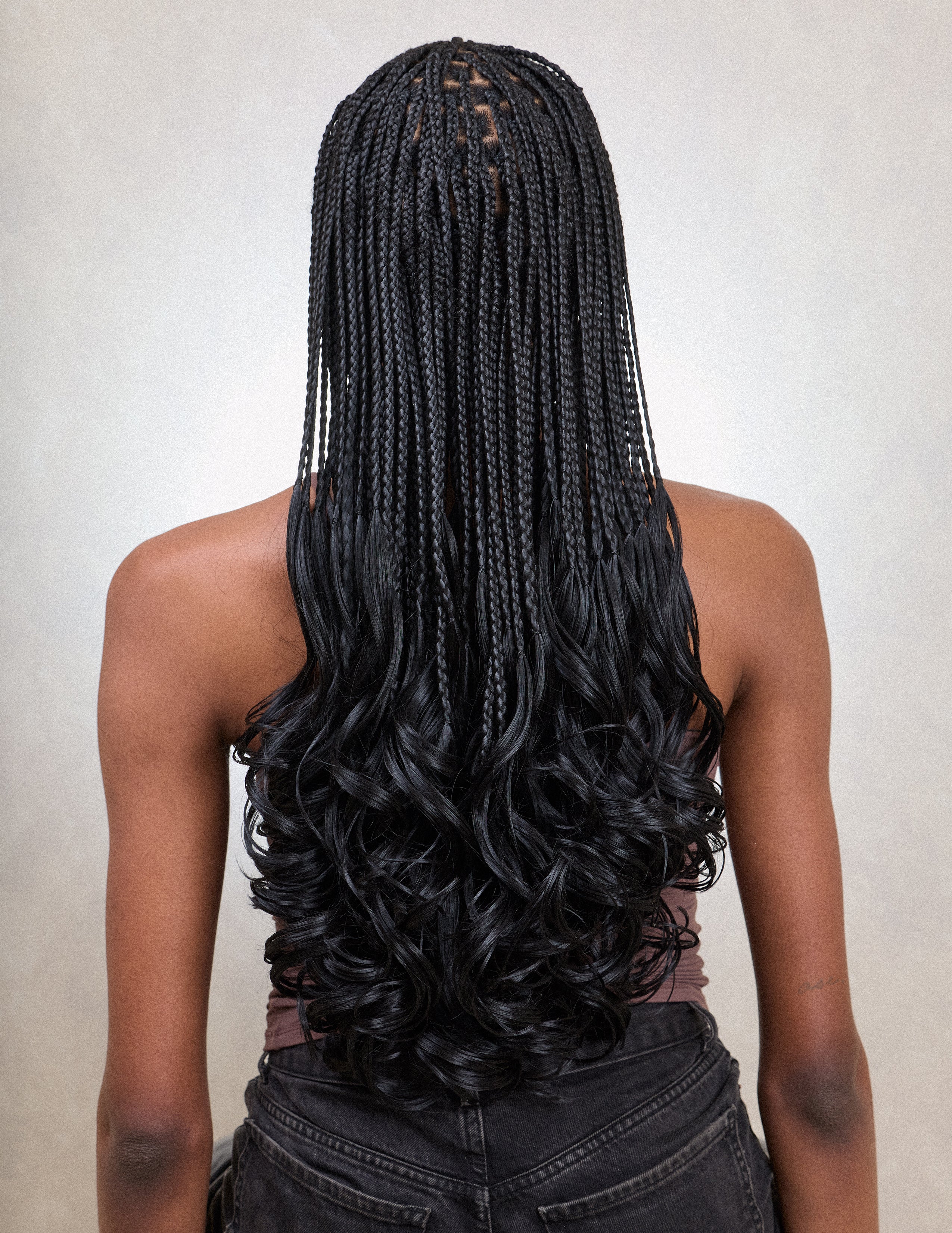 French Curl Fulani Braids